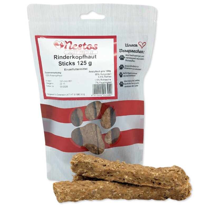 Nestos Rinderkopfhaut Sticks 1 Nestos Rinderkopfhaut Sticks