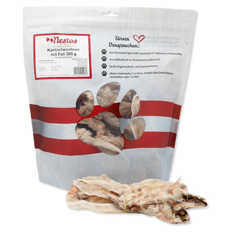 Nestos Kaninchenohren mit Fell 1 Nestos Kaninchenohren mit Fell