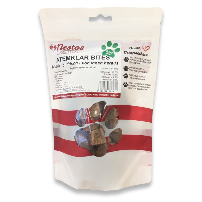 nestos superfood atemklar bites 150g